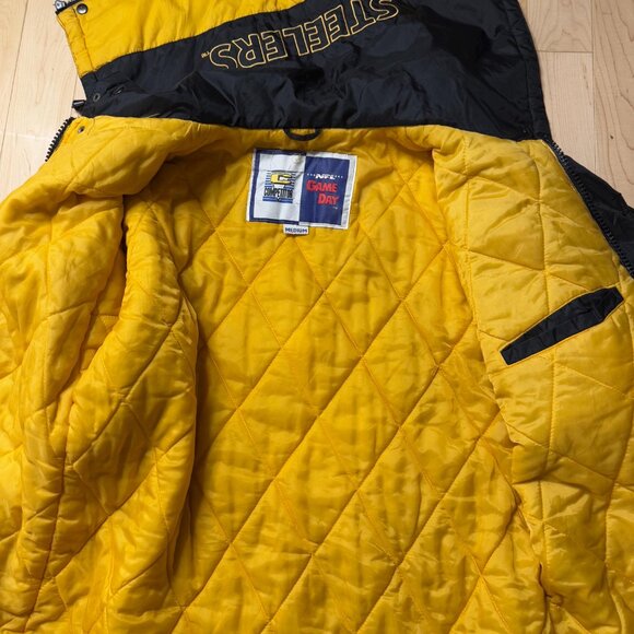 Vintage Pittsburgh Steelers Jacket NFL GAME DAY competition size M - Picture 5 of 10